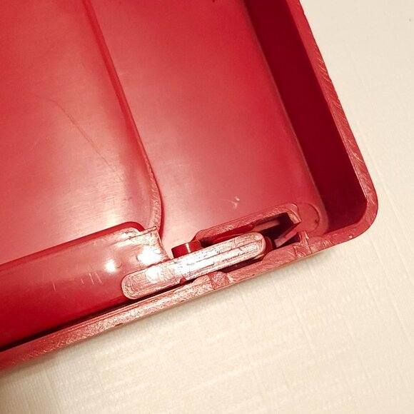 Vintage Bed Tray 1970s Hearts Made in Italy by Lavatelli Turin Red White Romance - Picture 7 of 10